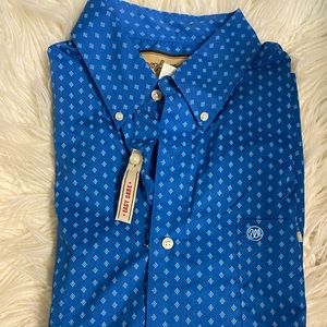 Wrangler XL long sleeve button down dress shirt